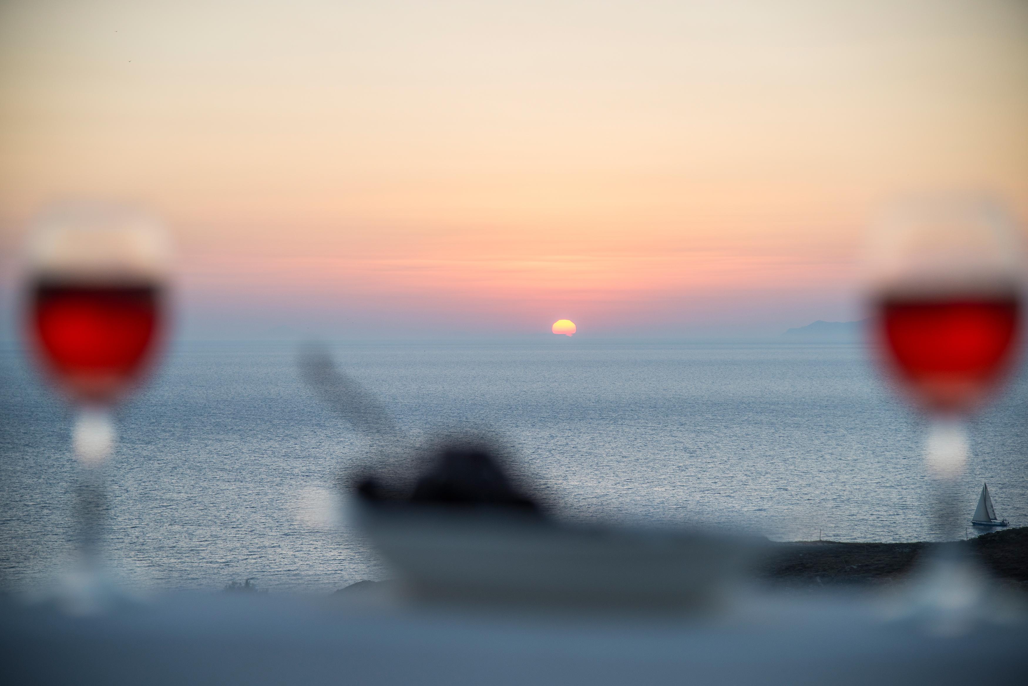 Sunset Faros Hotel Akrotírion Buitenkant foto