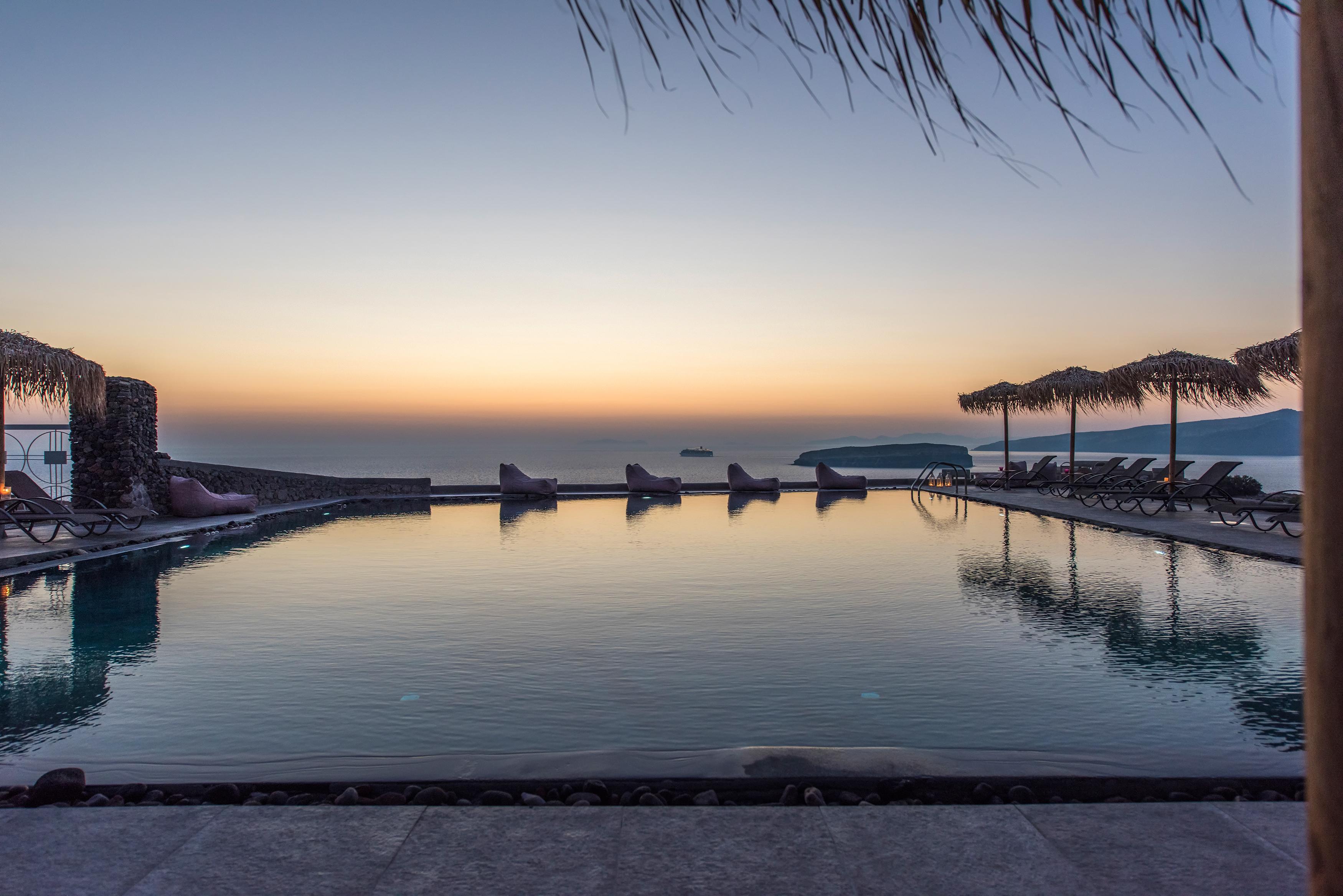Sunset Faros Hotel Akrotírion Buitenkant foto