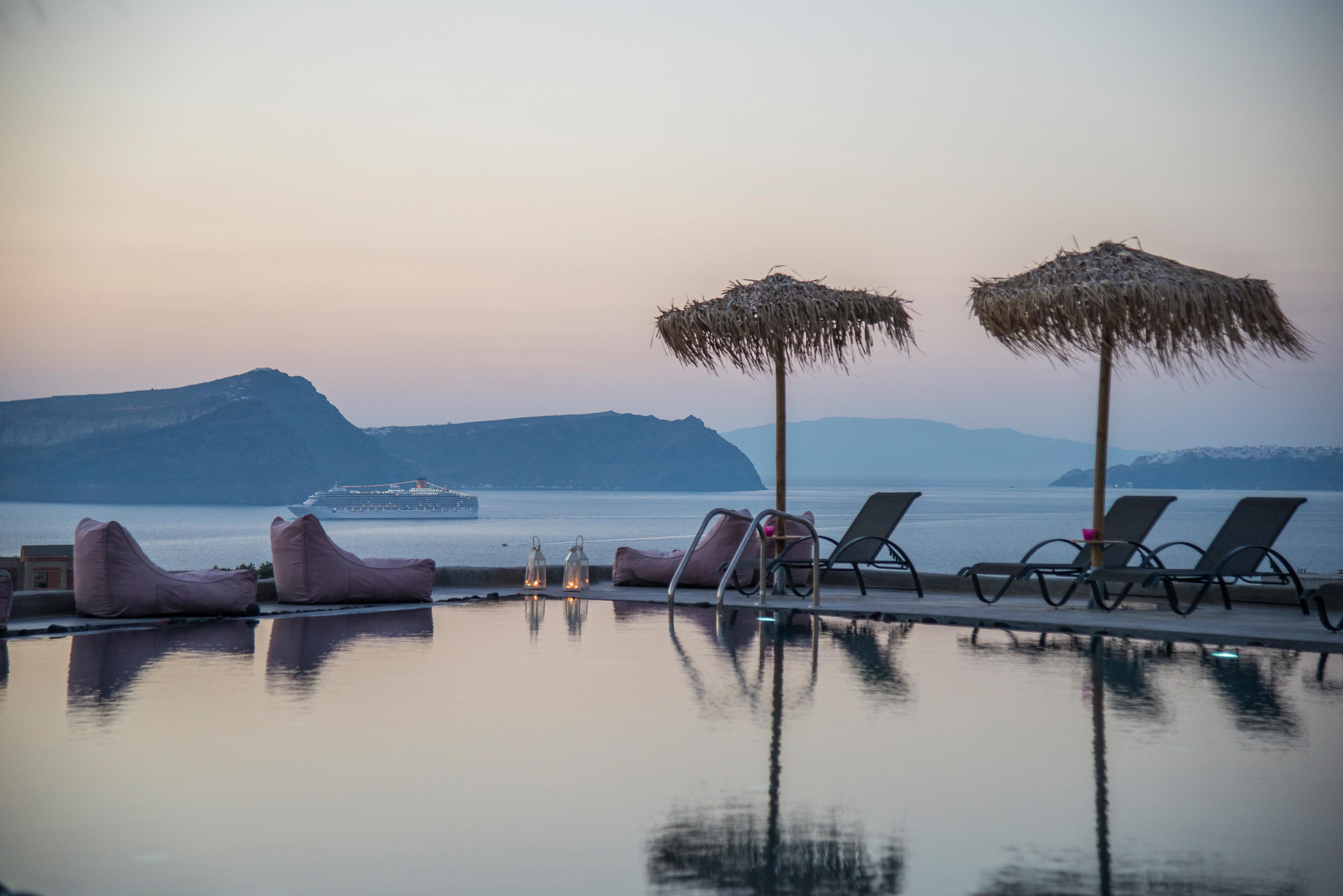 Sunset Faros Hotel Akrotírion Buitenkant foto