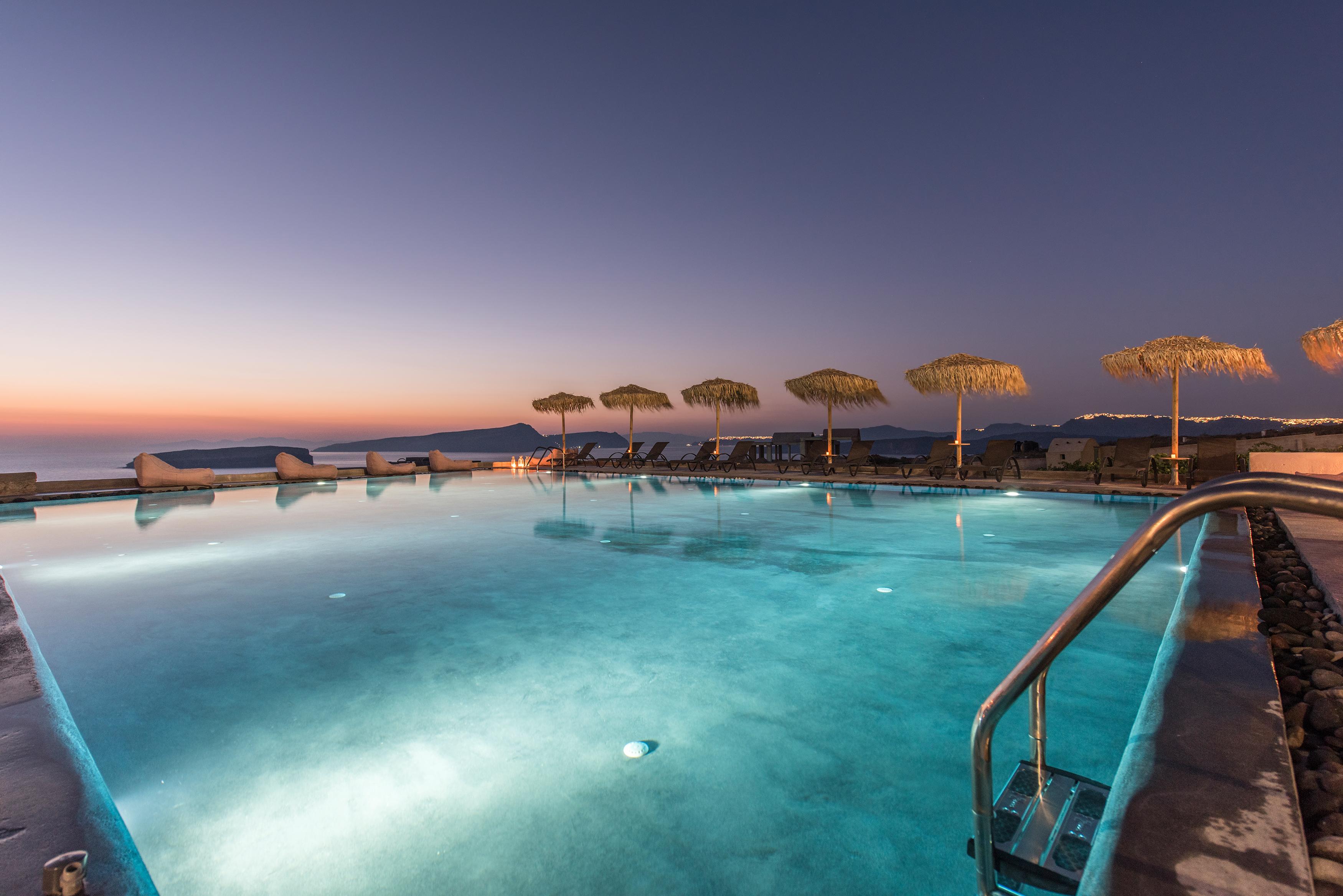 Sunset Faros Hotel Akrotírion Buitenkant foto