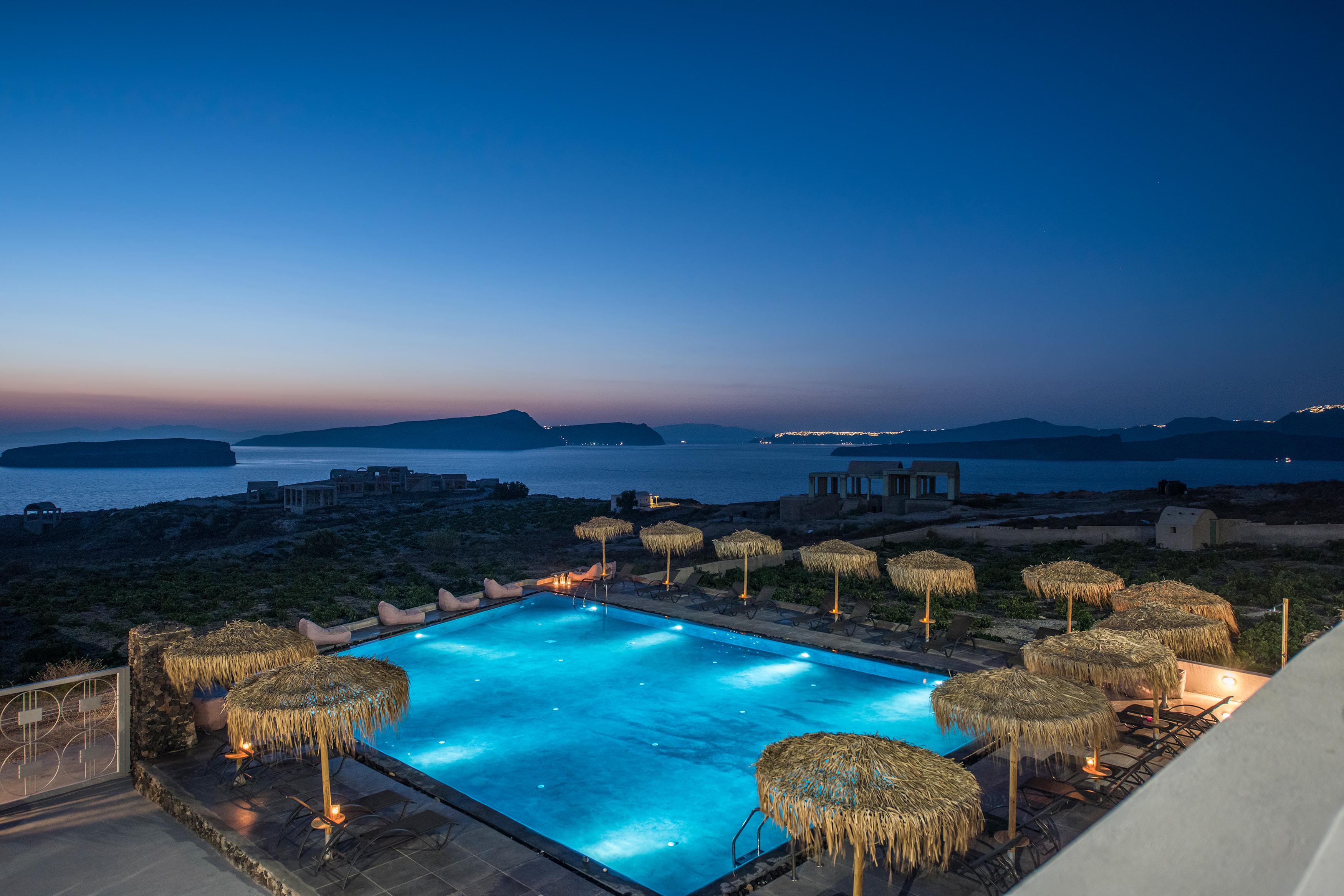 Sunset Faros Hotel Akrotírion Buitenkant foto