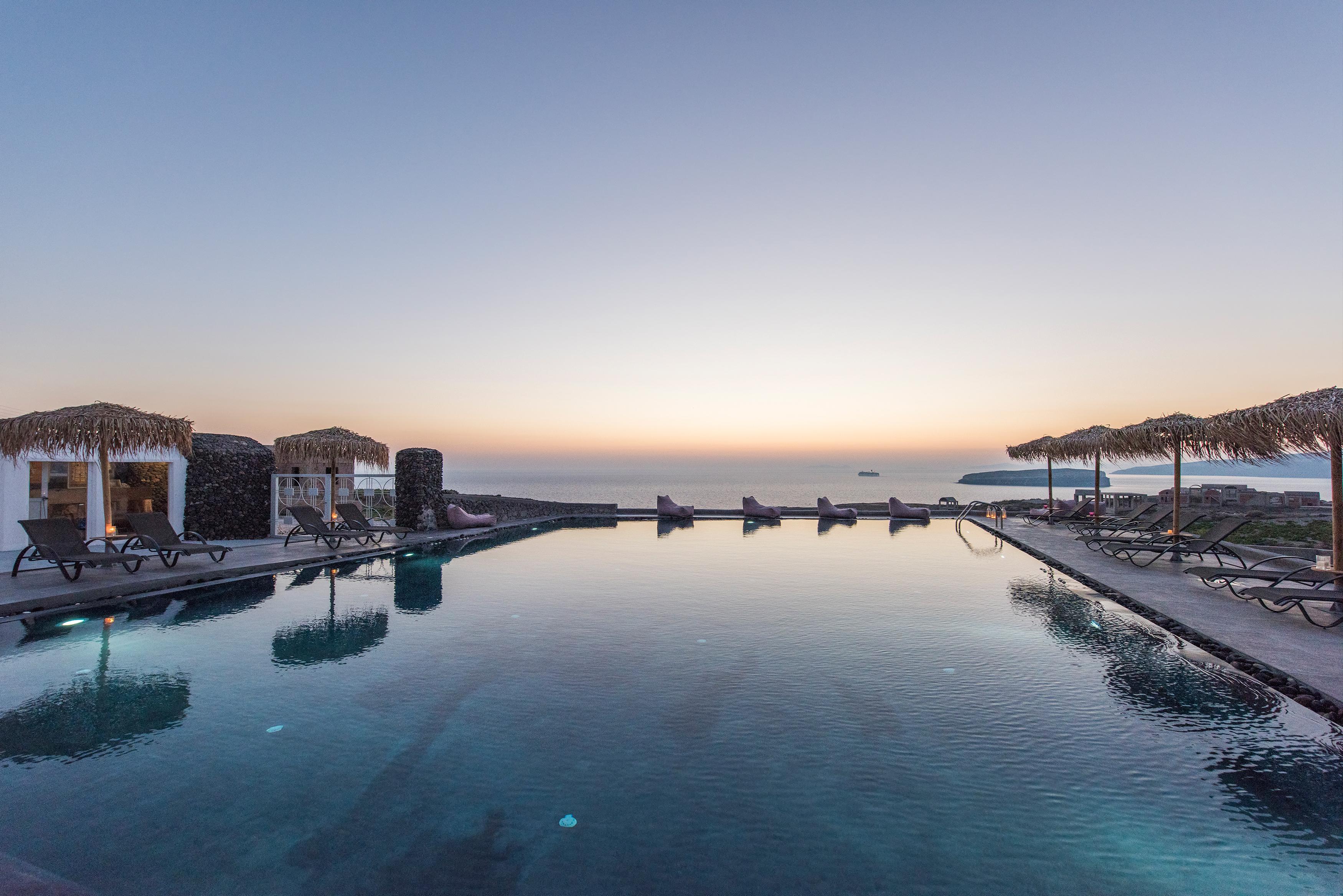 Sunset Faros Hotel Akrotírion Buitenkant foto