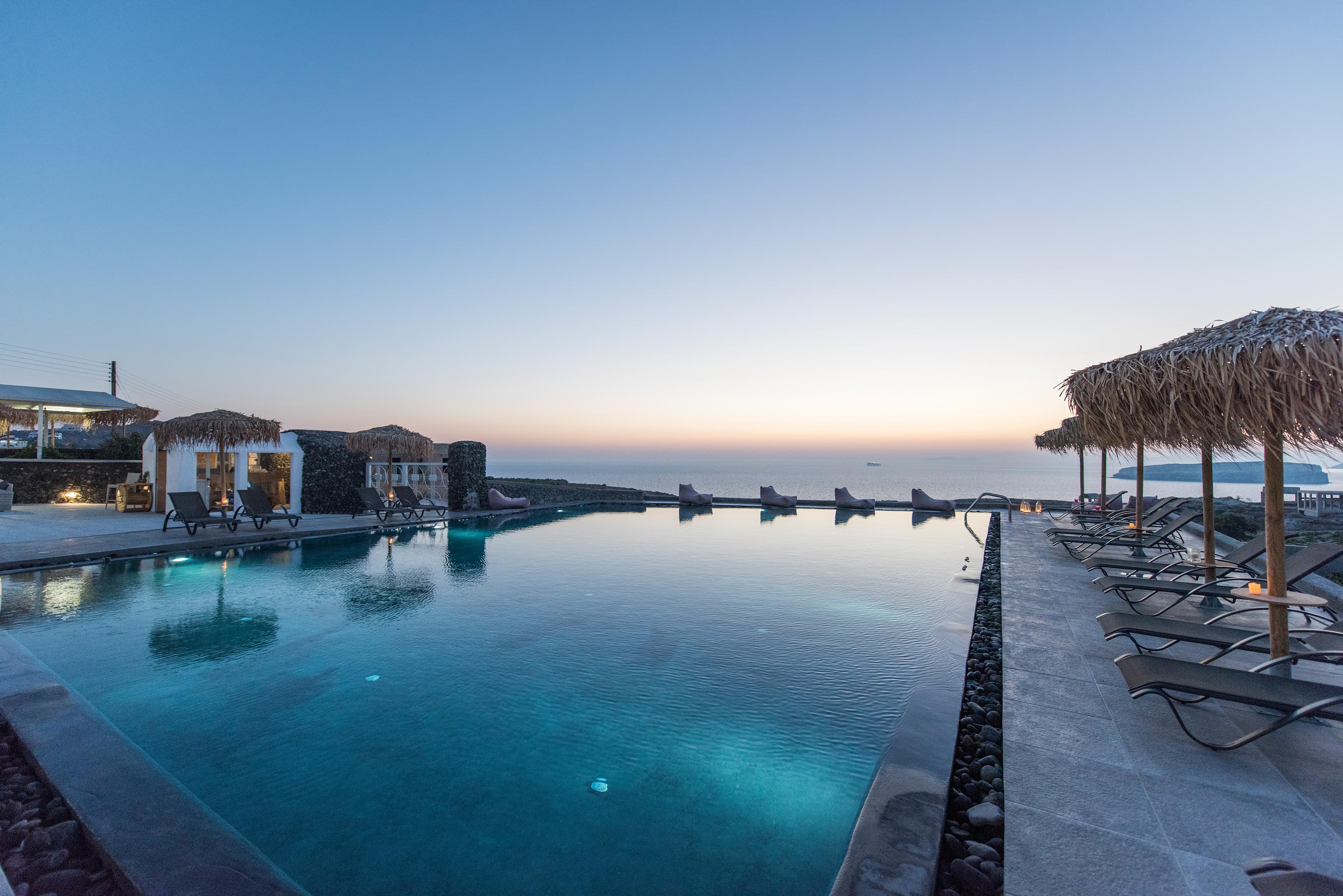 Sunset Faros Hotel Akrotírion Buitenkant foto