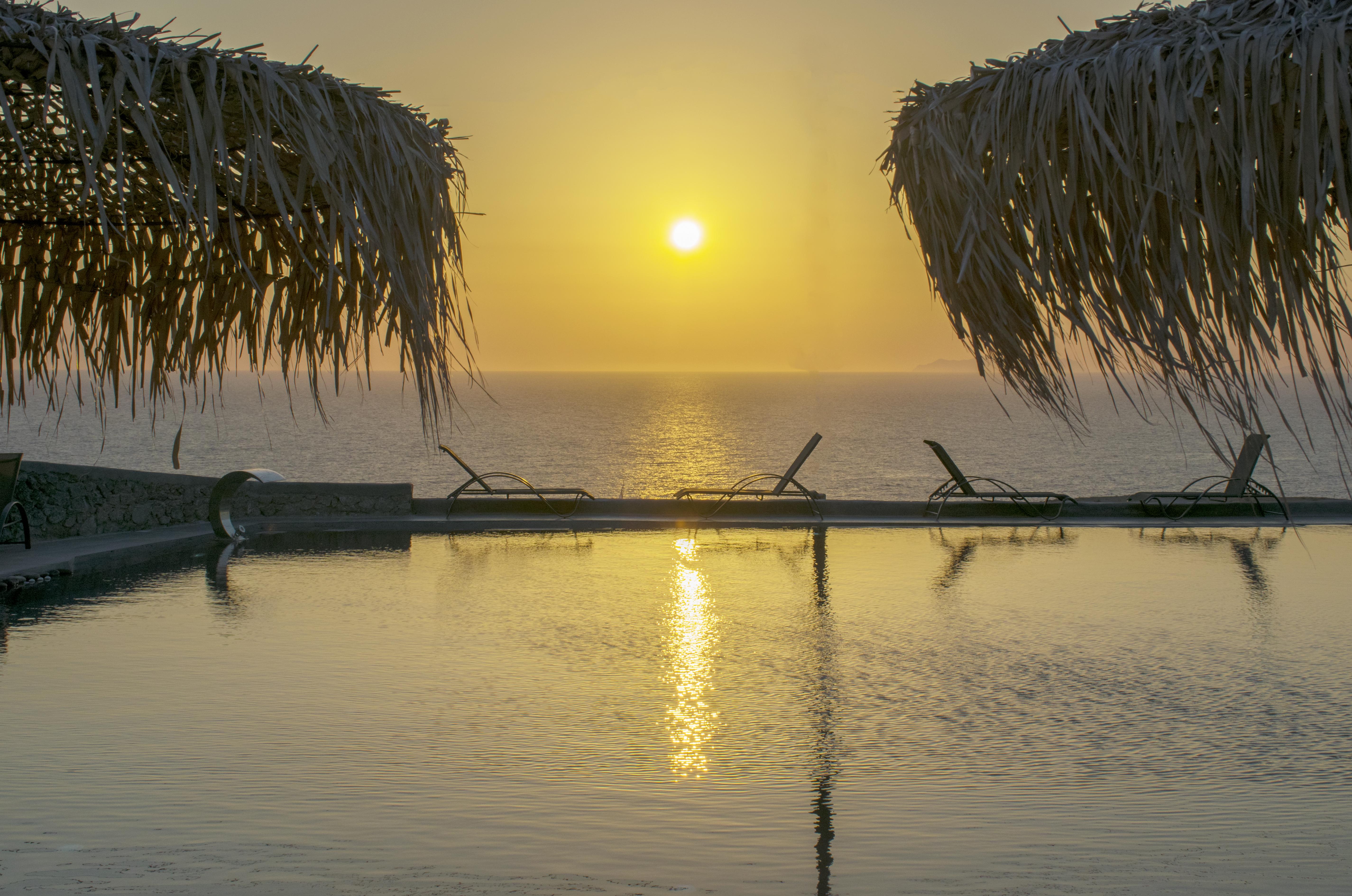 Sunset Faros Hotel Akrotírion Buitenkant foto